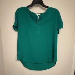 Pleione Green Blouse Small